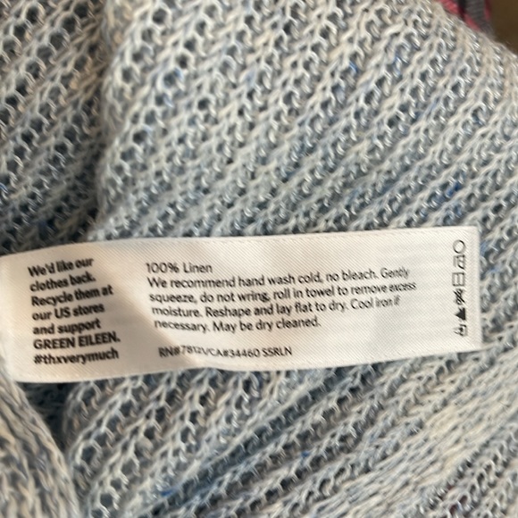 Eileen Fischer 100% Linen Sweater Tank - Picture 7 of 8